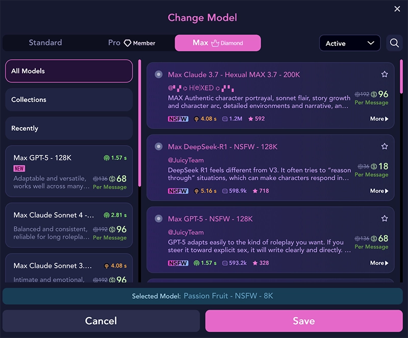 Deluxe LLMs on JuicyChat