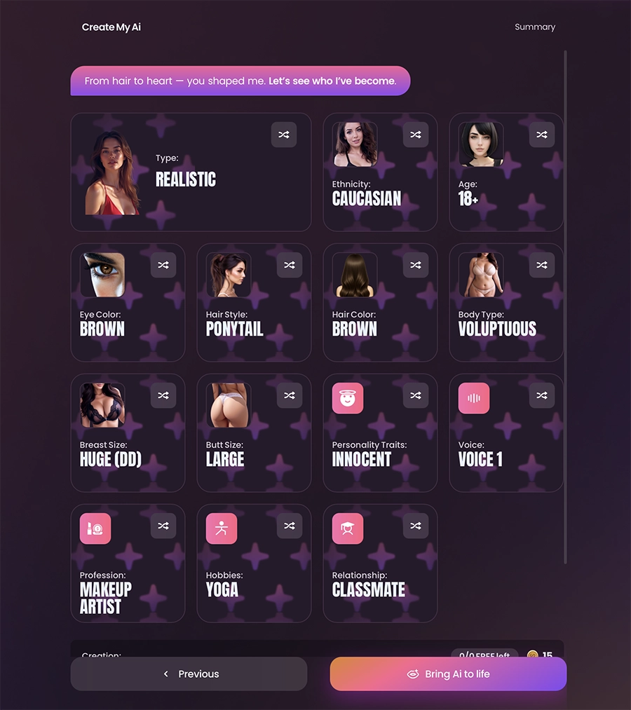 Create your own AI girl