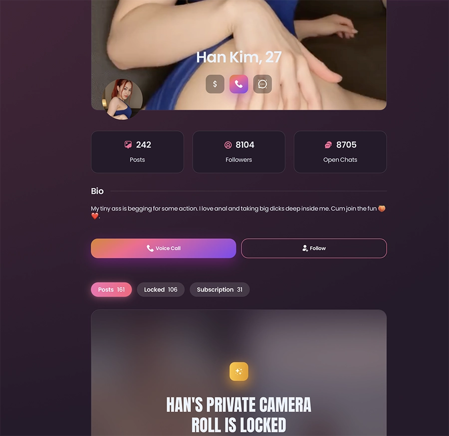 All aboard the Han Kim fan club